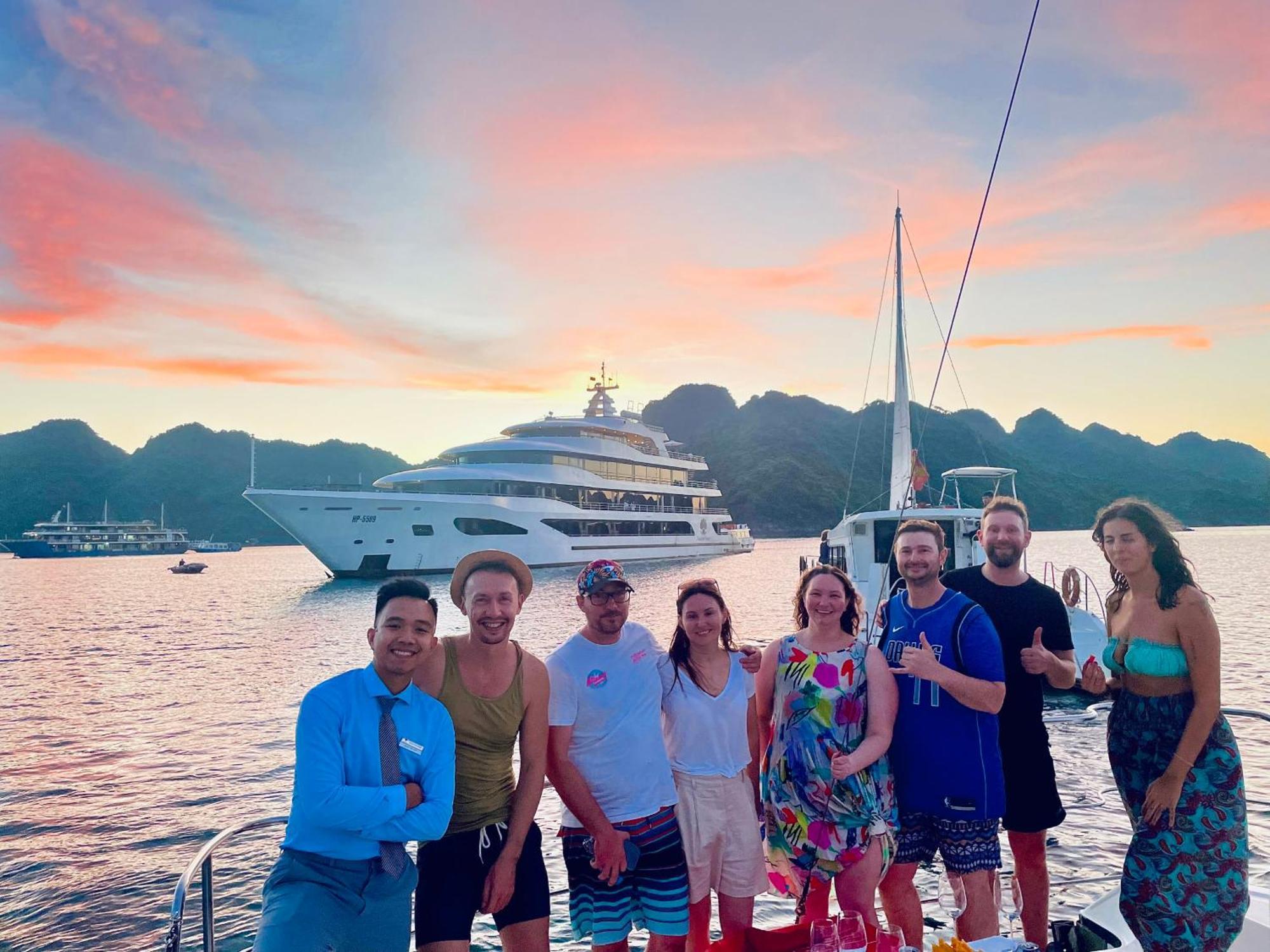 Hotel Scarlet Pearl Cruises - Wonder On Lan Ha Bay Ha Long Zewnętrze zdjęcie