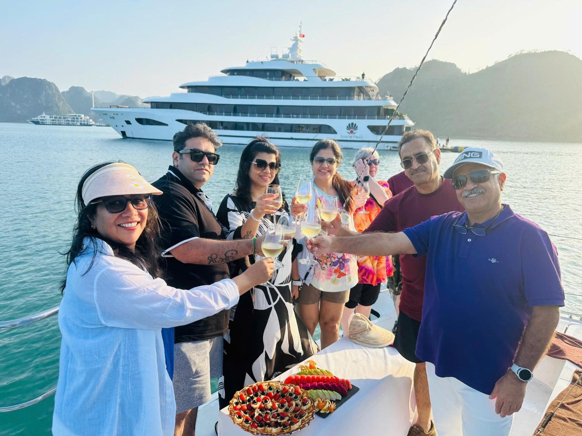 Hotel Scarlet Pearl Cruises - Wonder On Lan Ha Bay Ha Long Zewnętrze zdjęcie